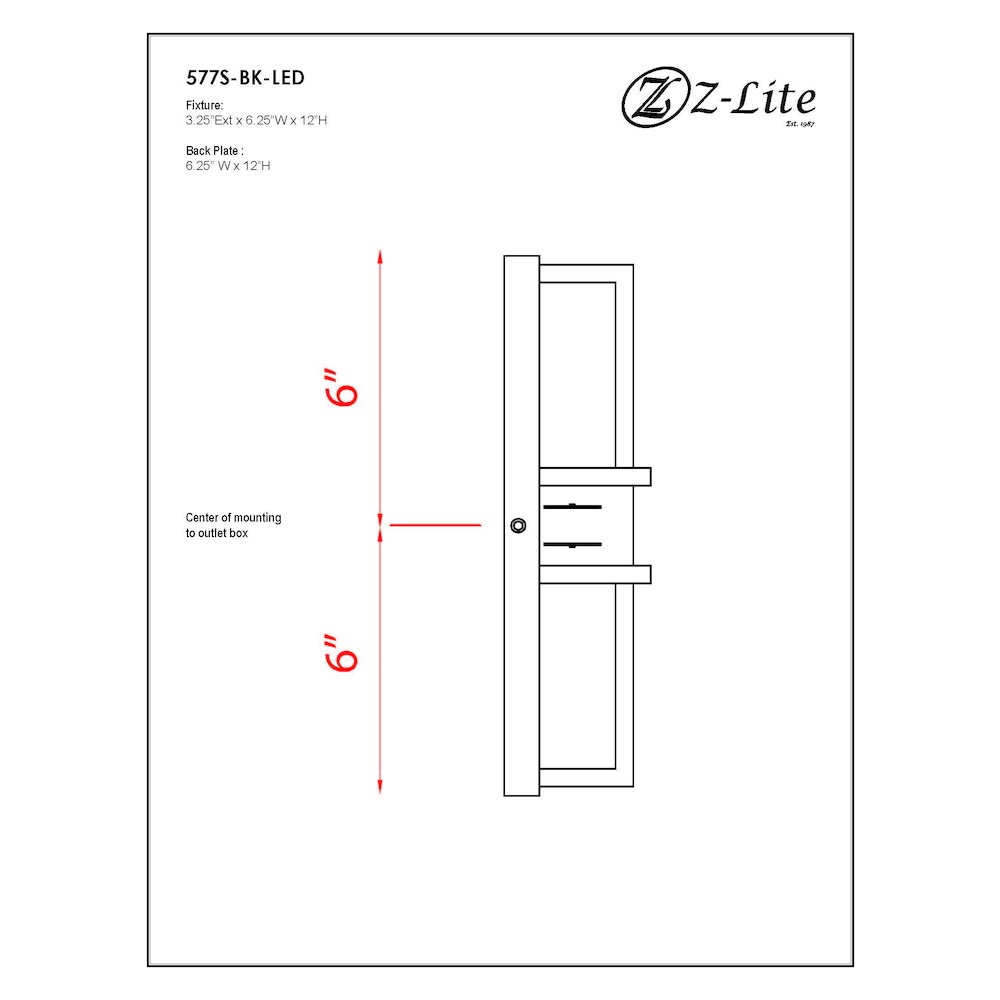 Z-Lite 2 Light Outdoor Wall Light