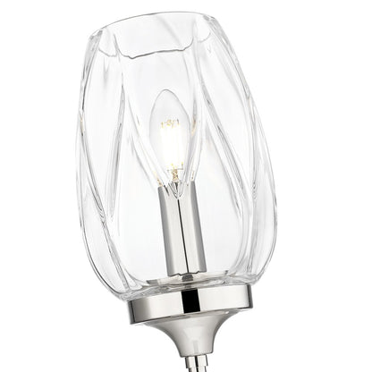 Z-Lite 1 Light Wall Sconce, Polished Nickel