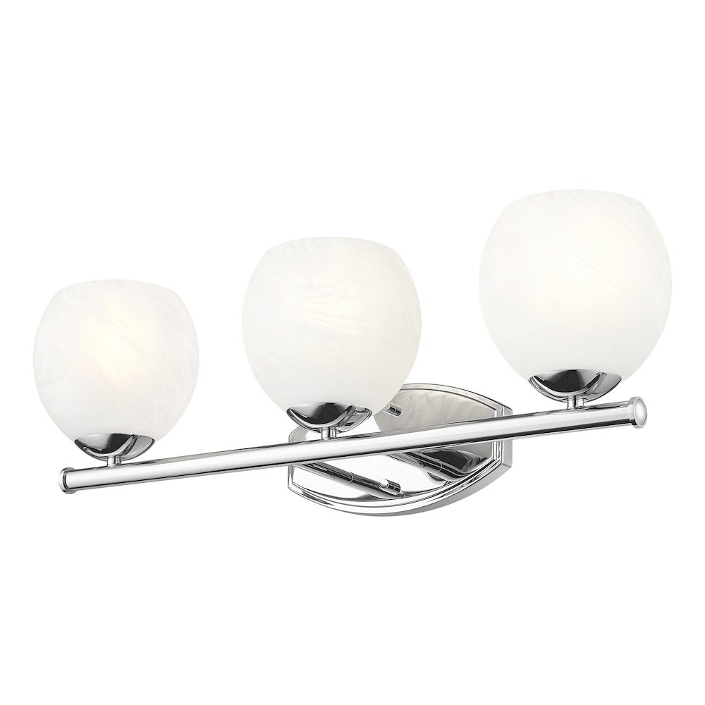 Z-Lite 3 Light Vanity, Chrome