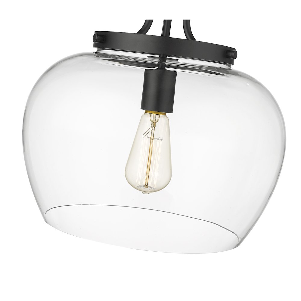 Z-Lite 1 Light Semi Flush Mount