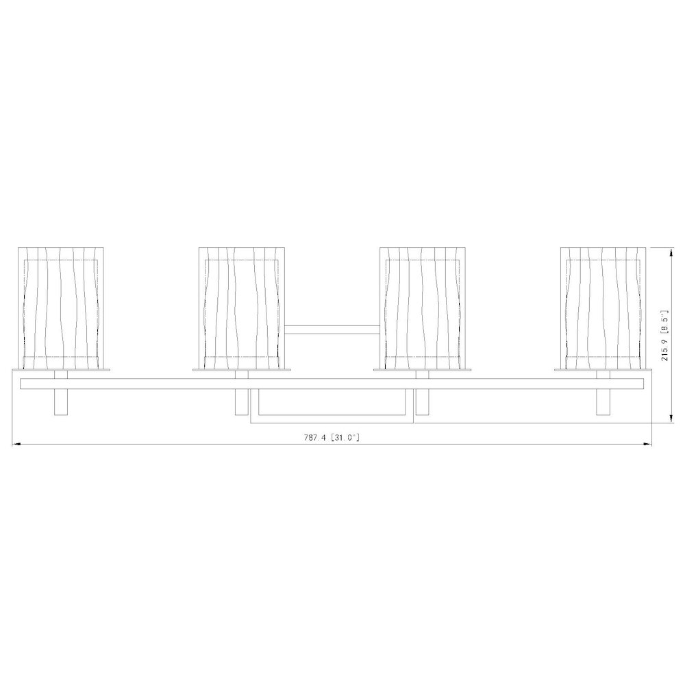 Z-Lite 4 Light Vanity