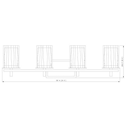 Z-Lite 4 Light Vanity
