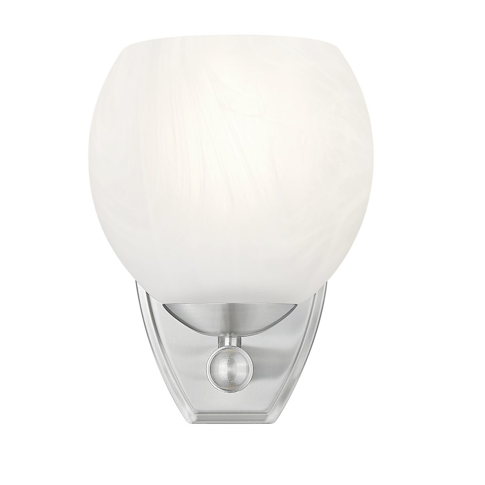 Z-Lite 1 Light Wall Sconce, Brushed Nickel