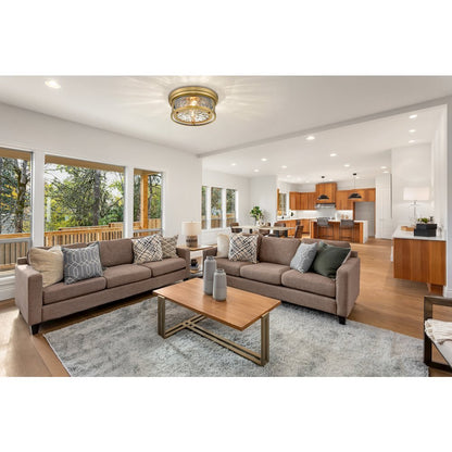 Z-Lite 3 Light Flush Mount