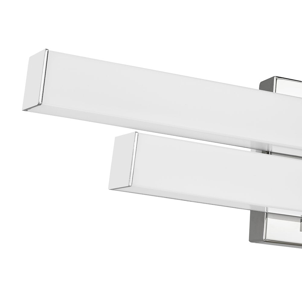 Z-Lite Zane 2 Light Vanity in Chrome  Frame Finish