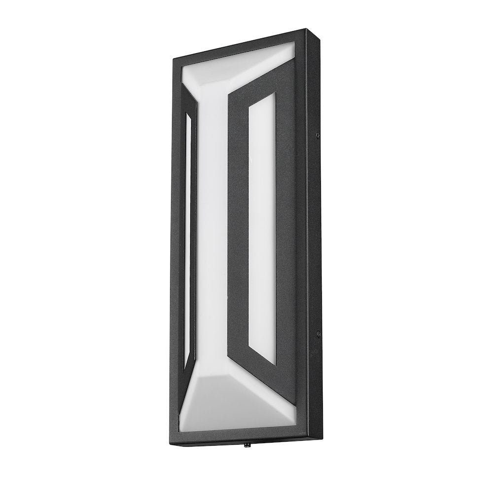 Z-Lite 2 Light Outdoor Wall Light, Sand Black