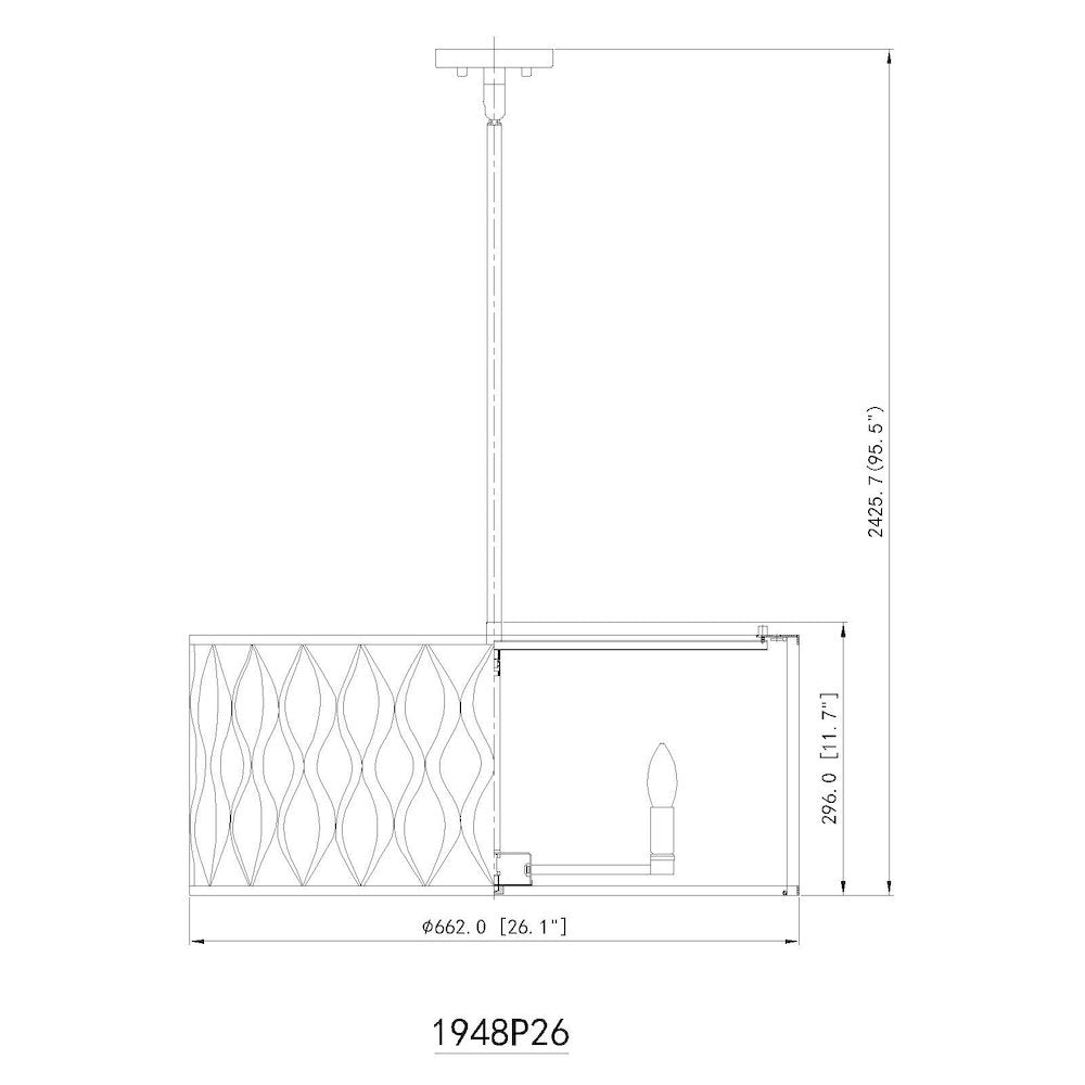 Z-Lite 8 Light Pendant