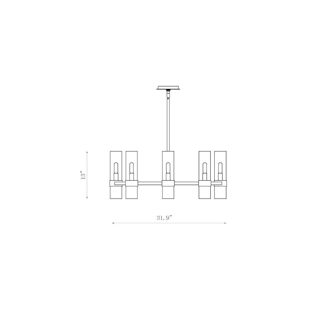 Z-Lite 8 Light Chandelier