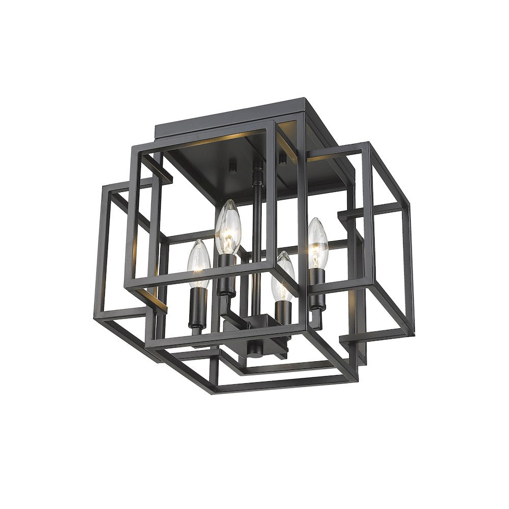 Z-Lite 4 Light Flush Mount