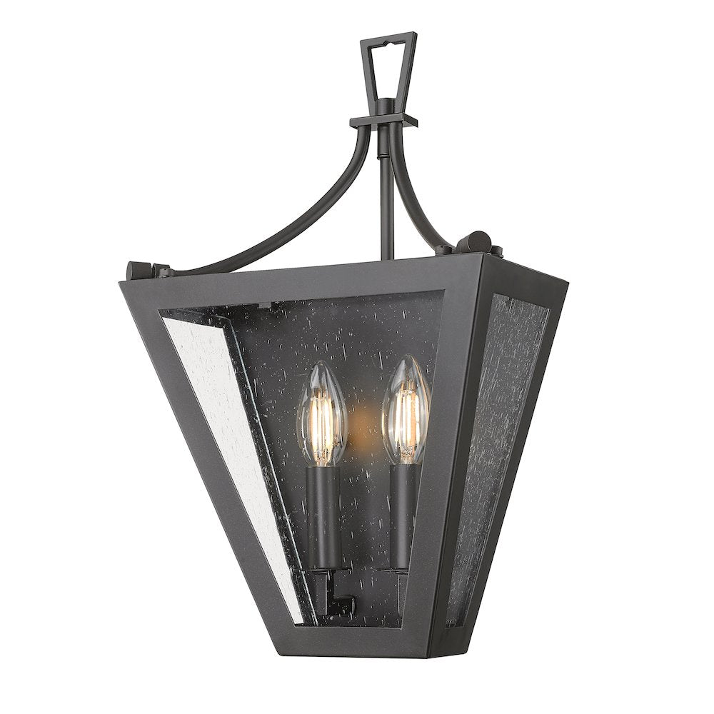 Z-Lite 2 Light Wall Sconce, Iron Ore