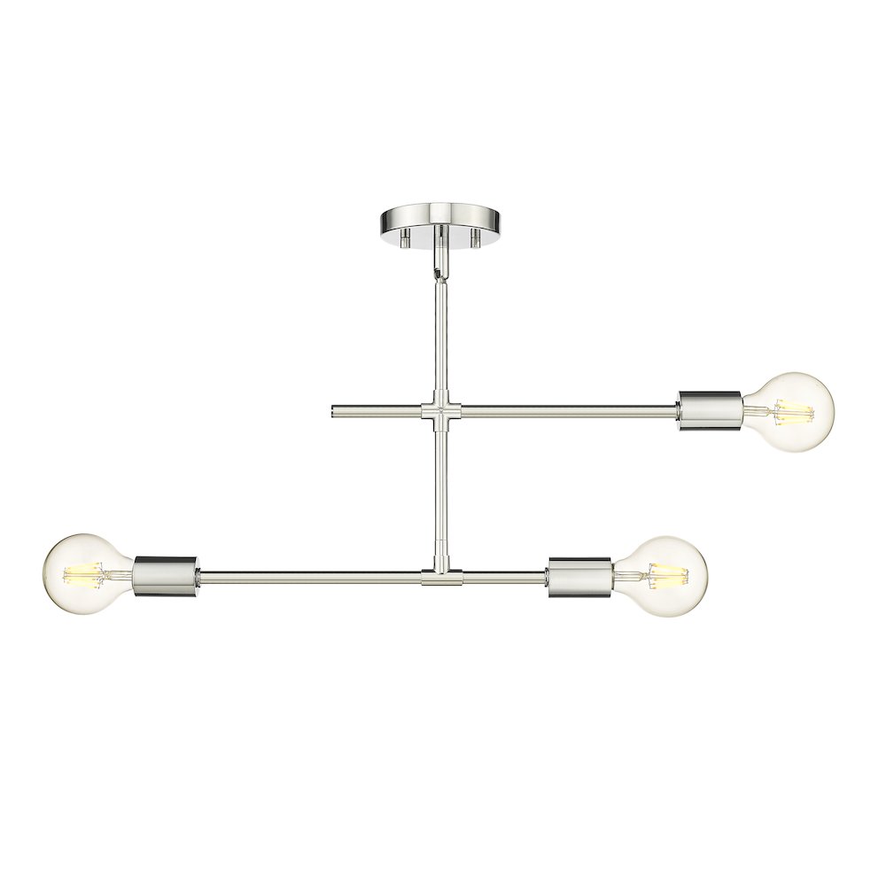 Z-Lite 3 Light Semi Flush Mount