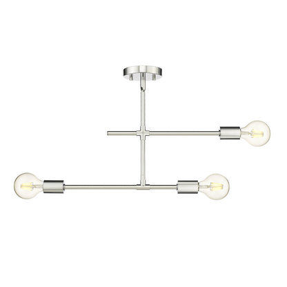 Z-Lite 3 Light Semi Flush Mount