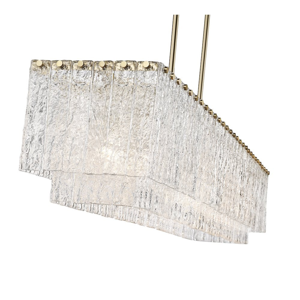 Z-Lite 7 Light Linear Chandelier