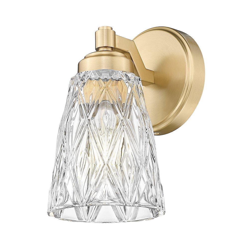 Z-Lite 1 Light Wall Sconce, Modern Gold
