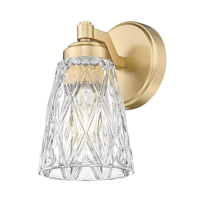 Z-Lite 1 Light Wall Sconce, Modern Gold