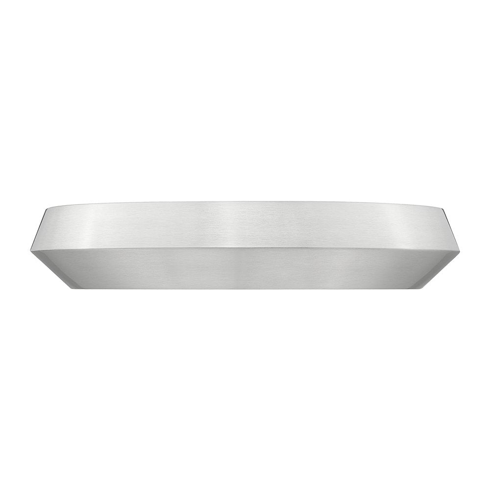 Z-Lite 1 Light Flush Mount, Brushed Nickel