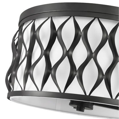 Z-Lite 4 Light Flush mount