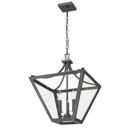 Z-Lite 3 Light Chandelier, Iron Ore