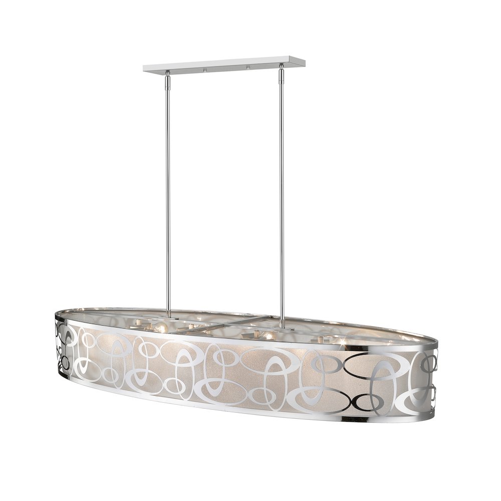 Z-Lite 8 Light Linear Chandelier