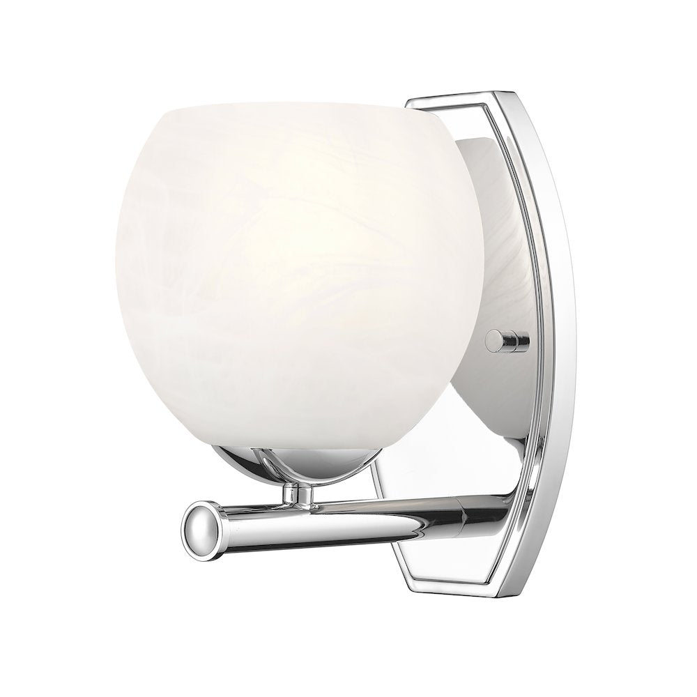Z-Lite 1 Light Wall Sconce, Chrome