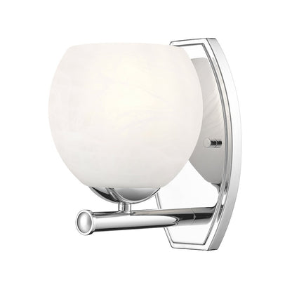 Z-Lite 1 Light Wall Sconce, Chrome