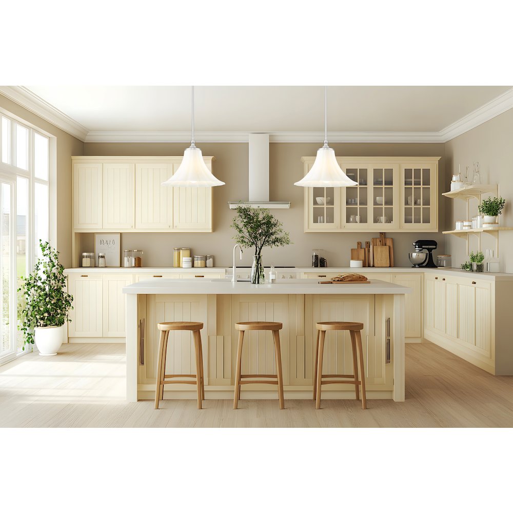 Z-Lite 1 Light Pendant, Brushed Nickel