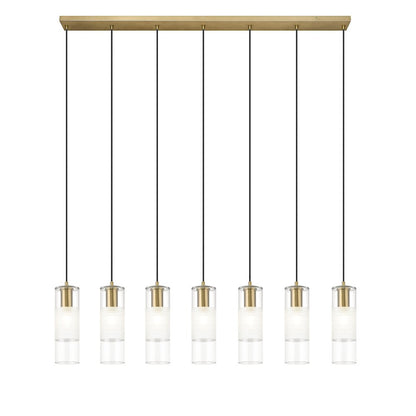 Z-Lite 7 Light Linear Chandelier