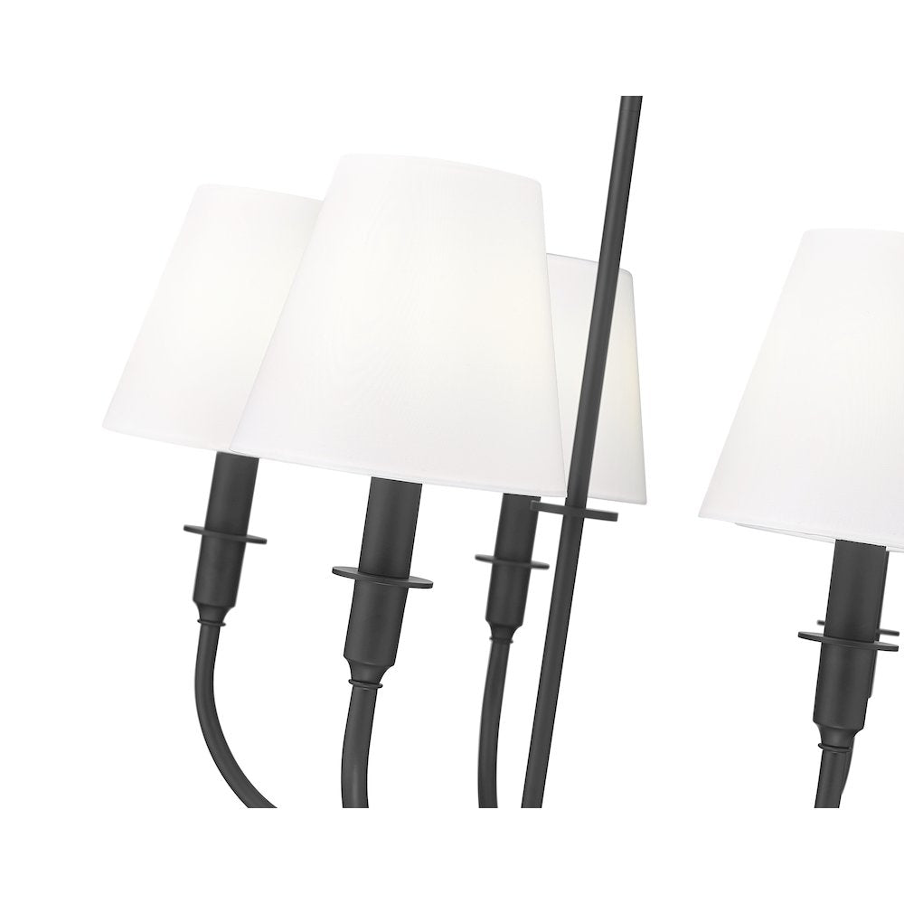Tova 5 Light Matte Black Chandelier