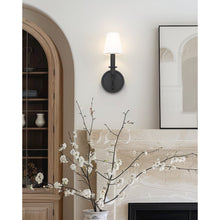 Tova 1 Light Matte Black Wall Sconce