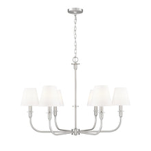 Tova 6 Light Brushed Nickel Chandelier
