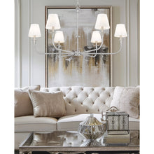 Tova 6 Light Brushed Nickel Chandelier