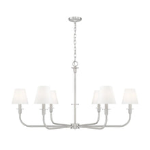 Tova 6 Light Brushed Nickel Chandelier
