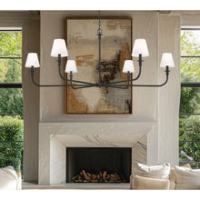 Tova 6 Light Matte Black Chandelier
