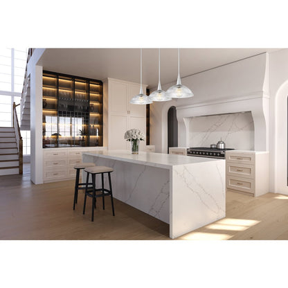 Lunelle 3 Light Brushed Nickel Linear Chandelier