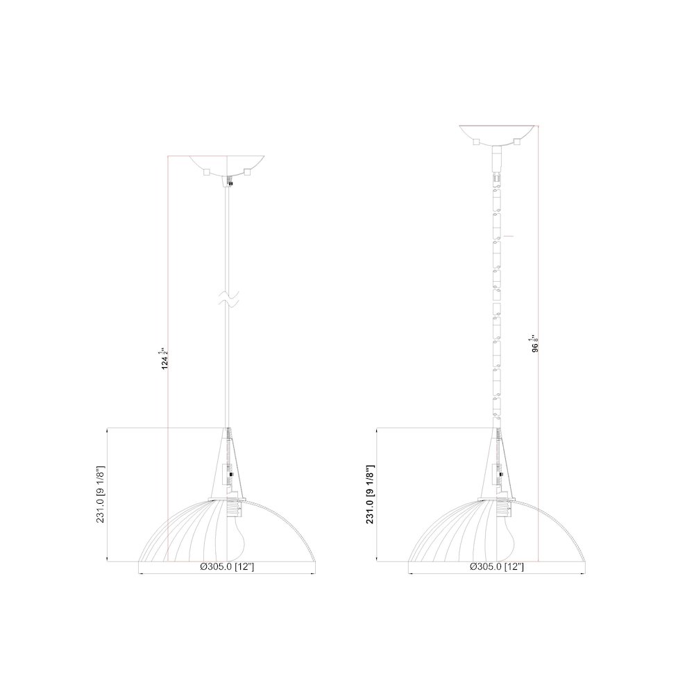 Lunelle 1 Light Modern Gold Pendant