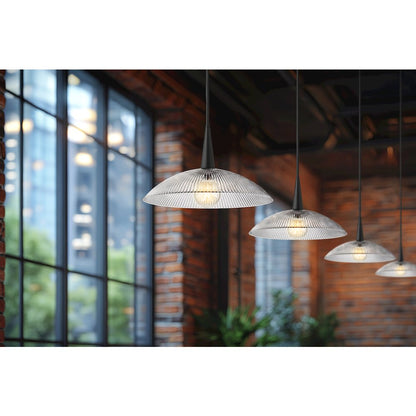 Lunelle 1 Light Matte Black Pendant