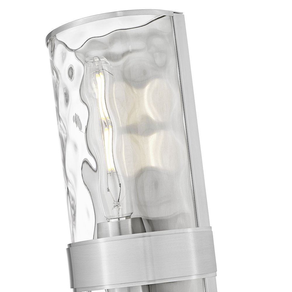 Meridian 2 Light Brushed Nickel Wall Sconce