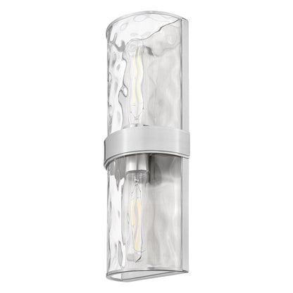 Meridian 2 Light Brushed Nickel Wall Sconce
