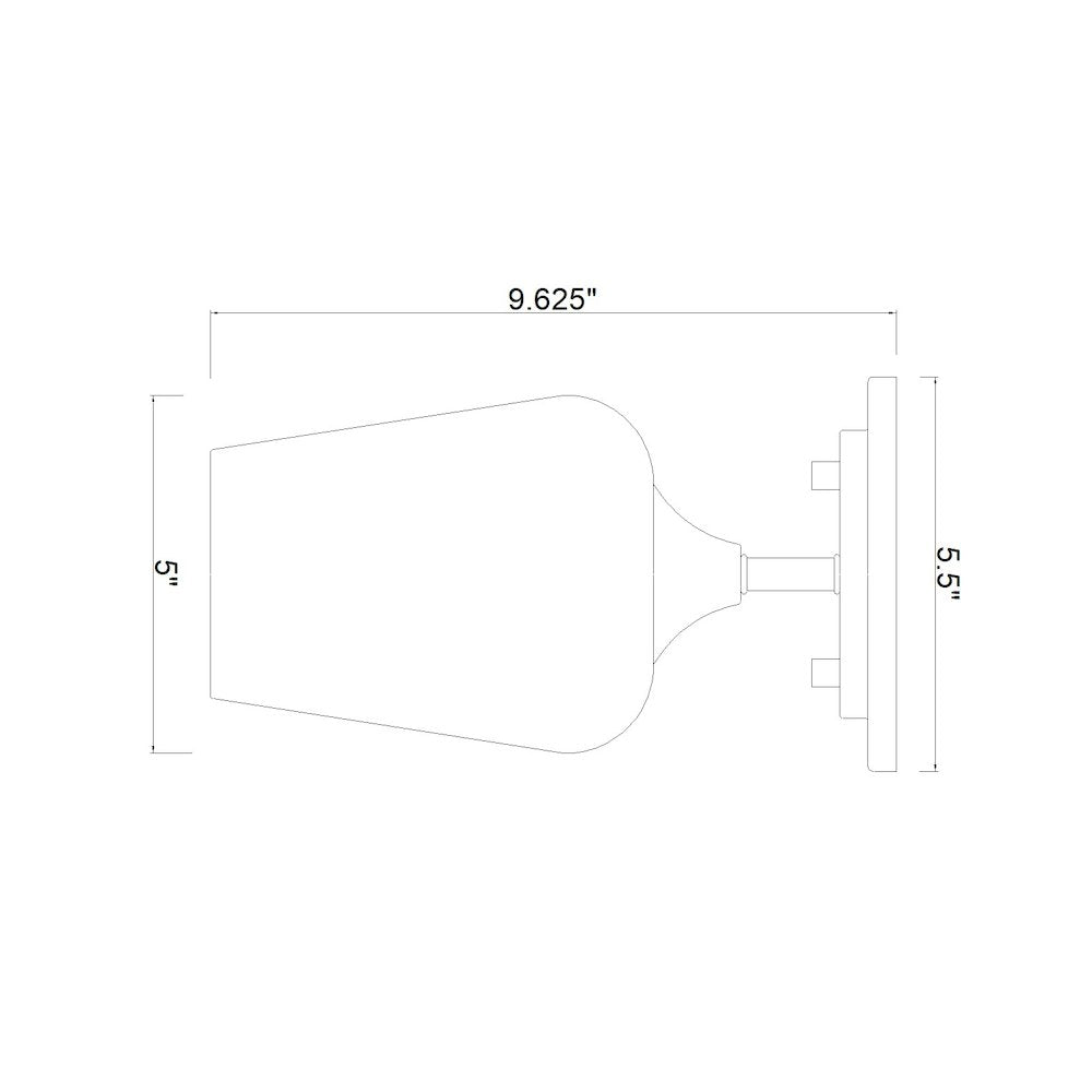Z-Lite 1 Light Flush Mount, Burnished Brass
