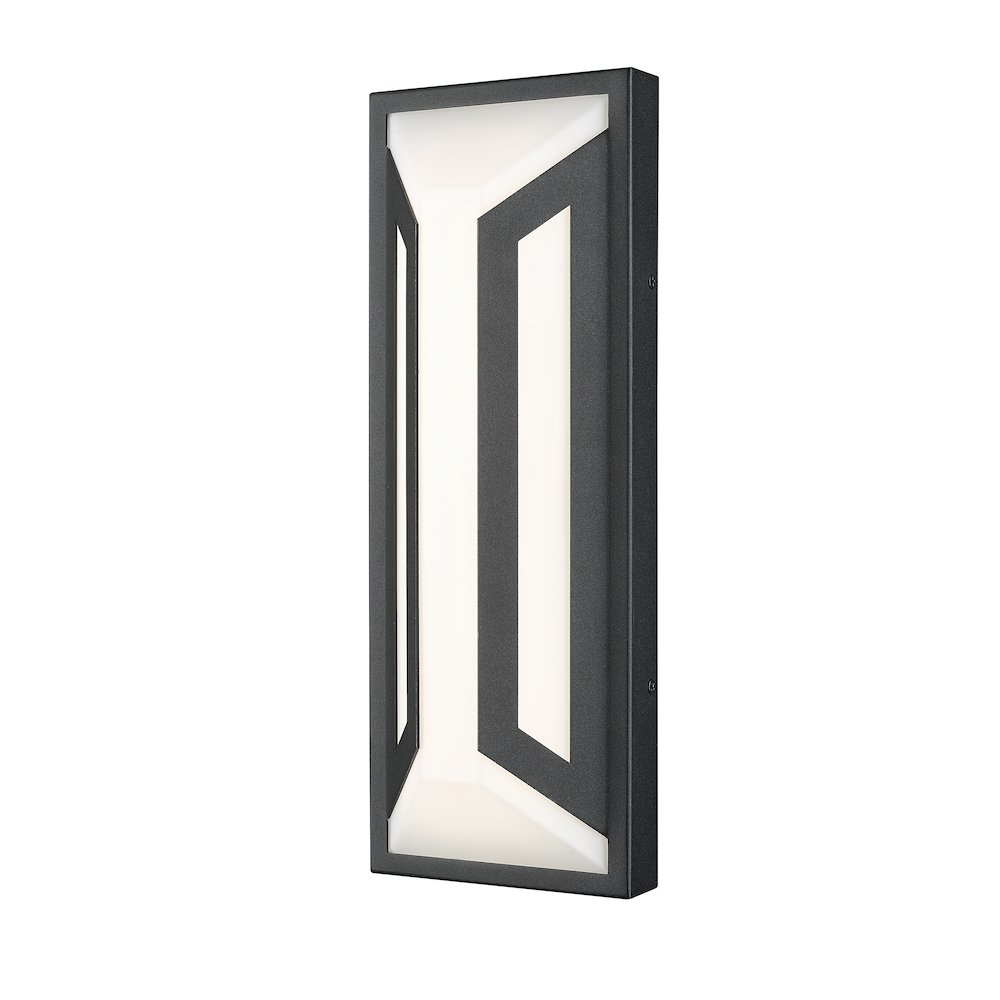 Z-Lite 2 Light Outdoor Wall Light, Sand Black