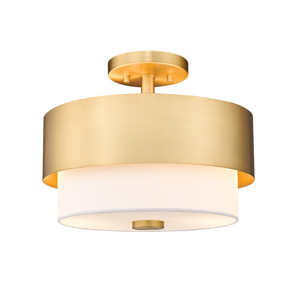 Z-Lite 2 Light Semi Flush Mount