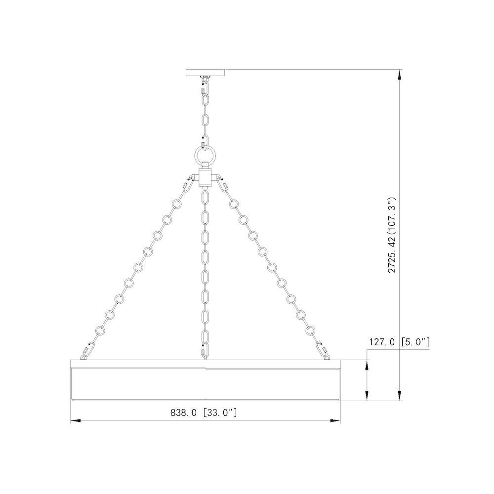 Z-Lite 3 Light Chandelier