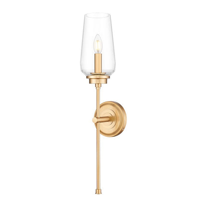 Z-Lite 1 Light Wall Sconce, Modern Gold