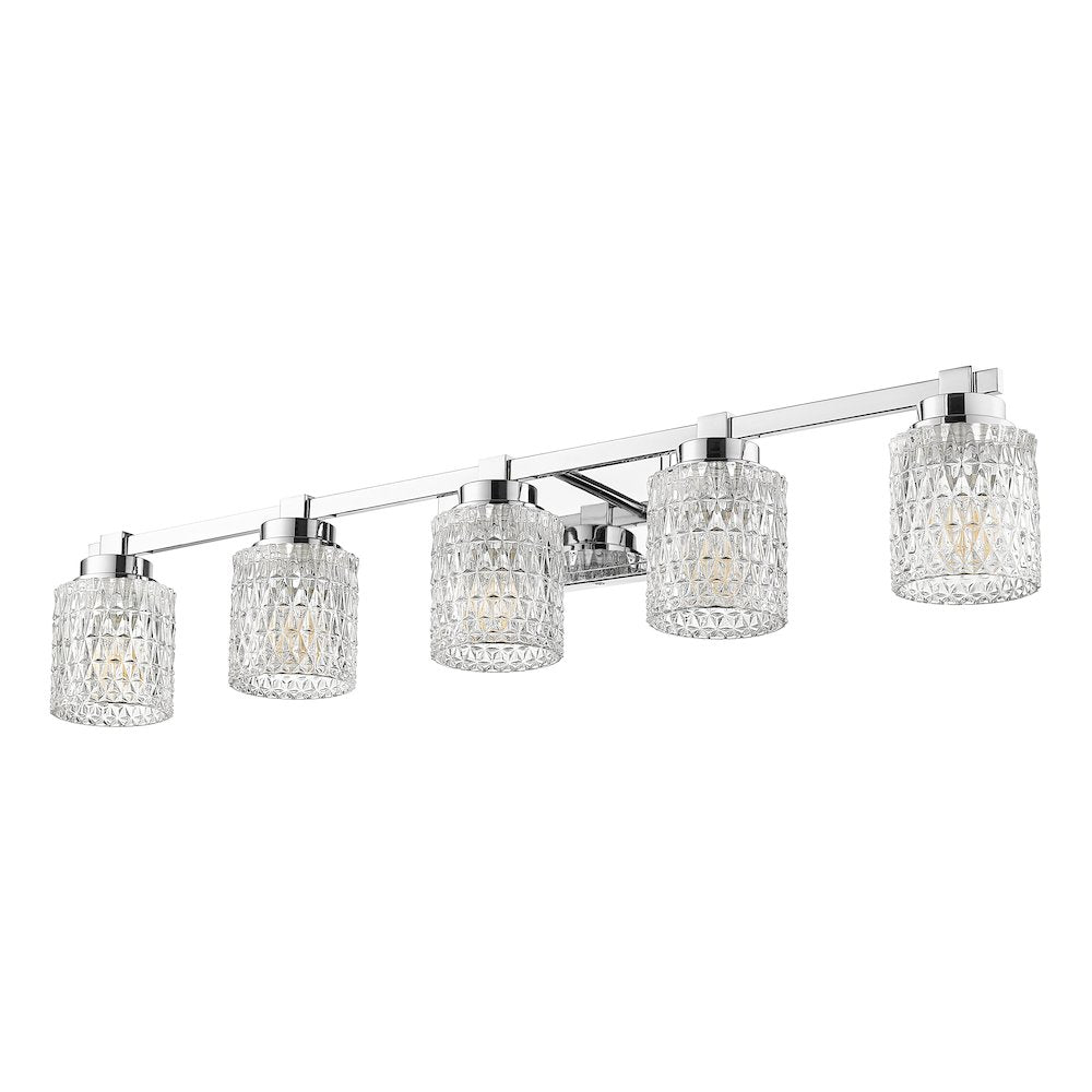 Z-Lite 5 Light Vanity, Chrome