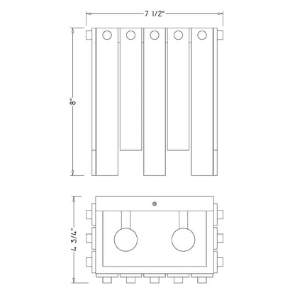 Z-Lite 2 Light Wall Sconce
