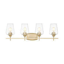 Z-Lite 4 Light Vanity, Burnished Brass