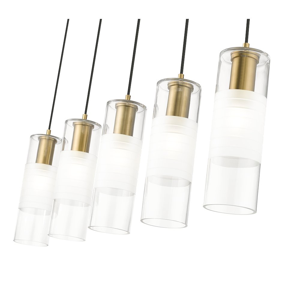 Z-Lite 5 Light Linear Chandelier