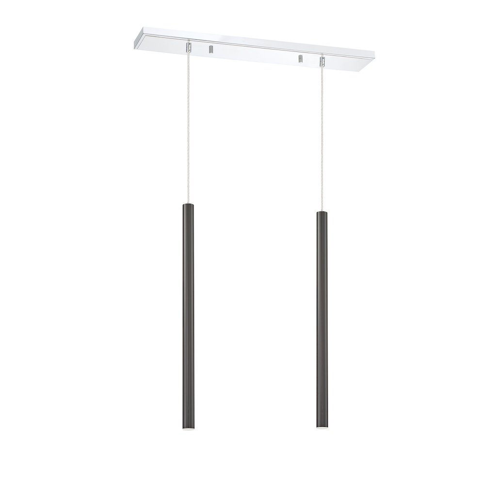 Z-Lite 2 Light Linear Chandelier