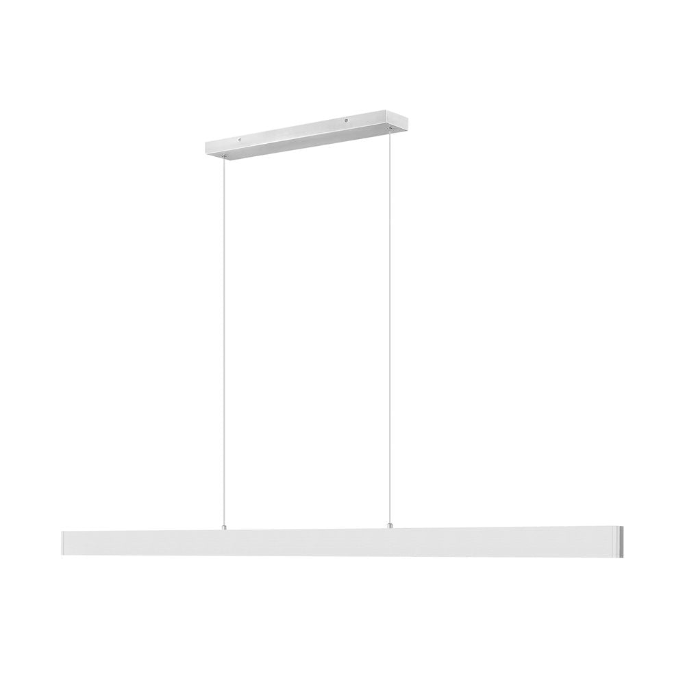Z-Lite 1 Light Linear Chandelier, Brushed Nickel