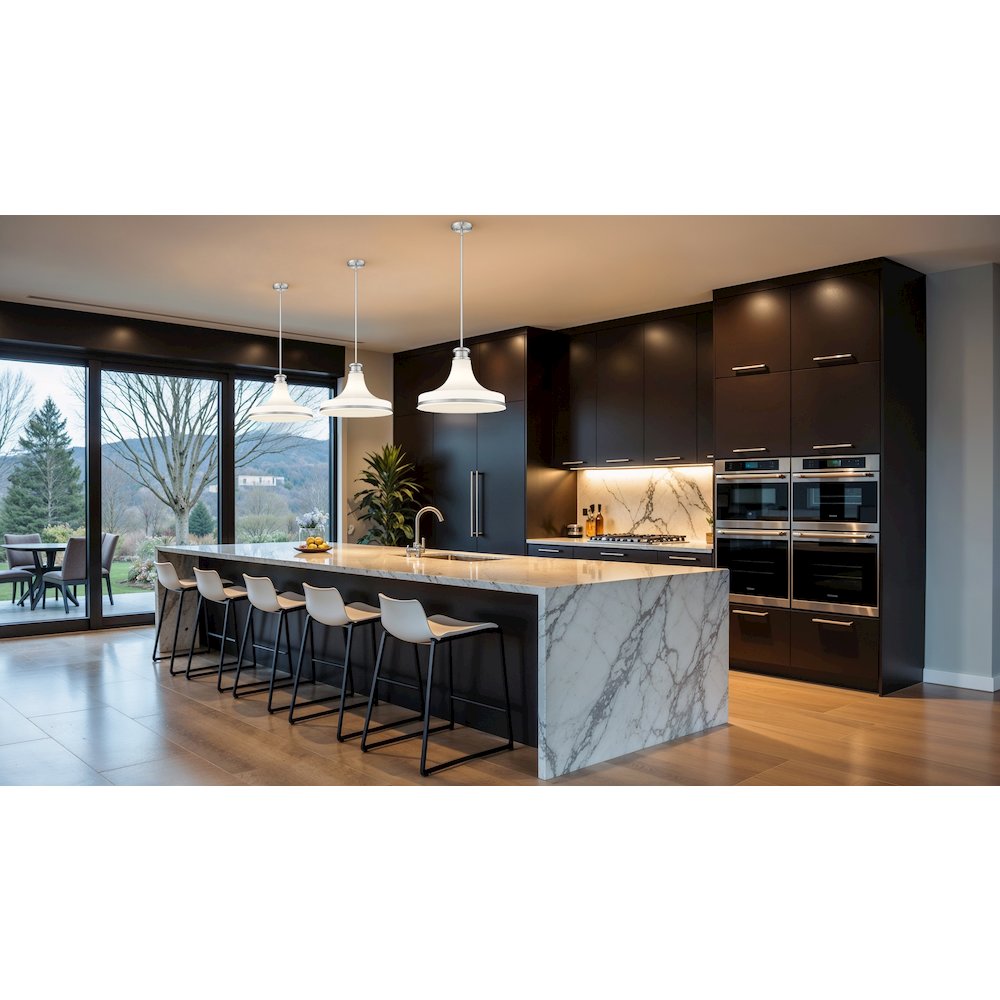 Z-Lite 1 Light Pendant, Brushed Nickel